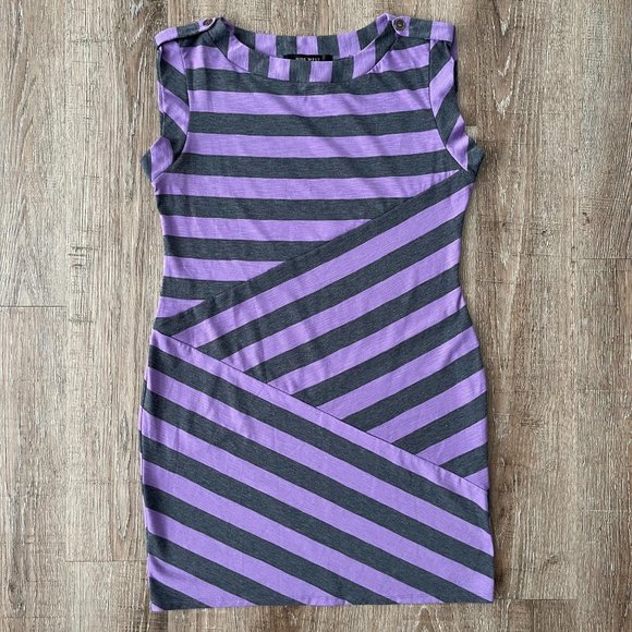Nine West Dresses & Skirts - Nine West Women’s Asymmetric Striped Dress 10